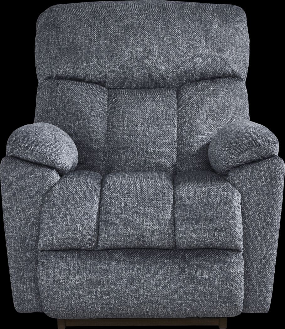 La-Z-Boy Morrison III Slate Blue Dual Power Recliner - Thumbnail - Image 2