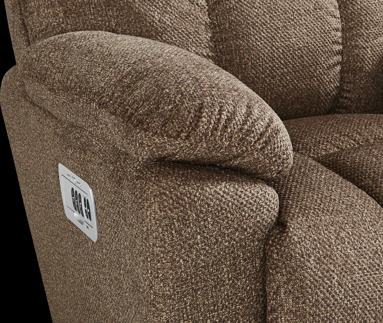 La-Z-Boy Morrison III Brown Dual Power Recliner - Thumbnail - Image 4