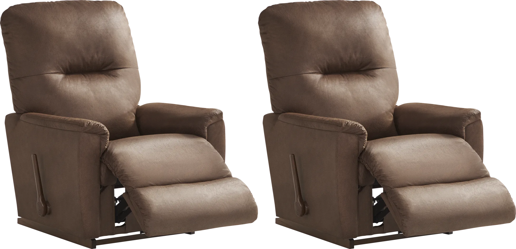 La-Z-Boy Neptune Brown Rocker Recliner (Set of 2) - Thumbnail - Image 1