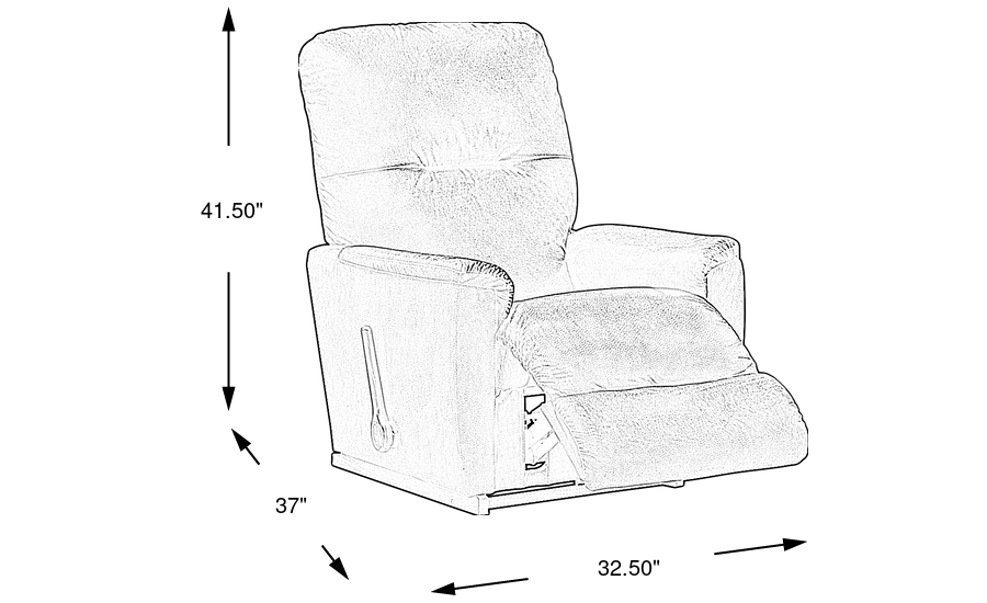 Dimension Image. Please refer to the Dimension Tab on this page for dimension details.