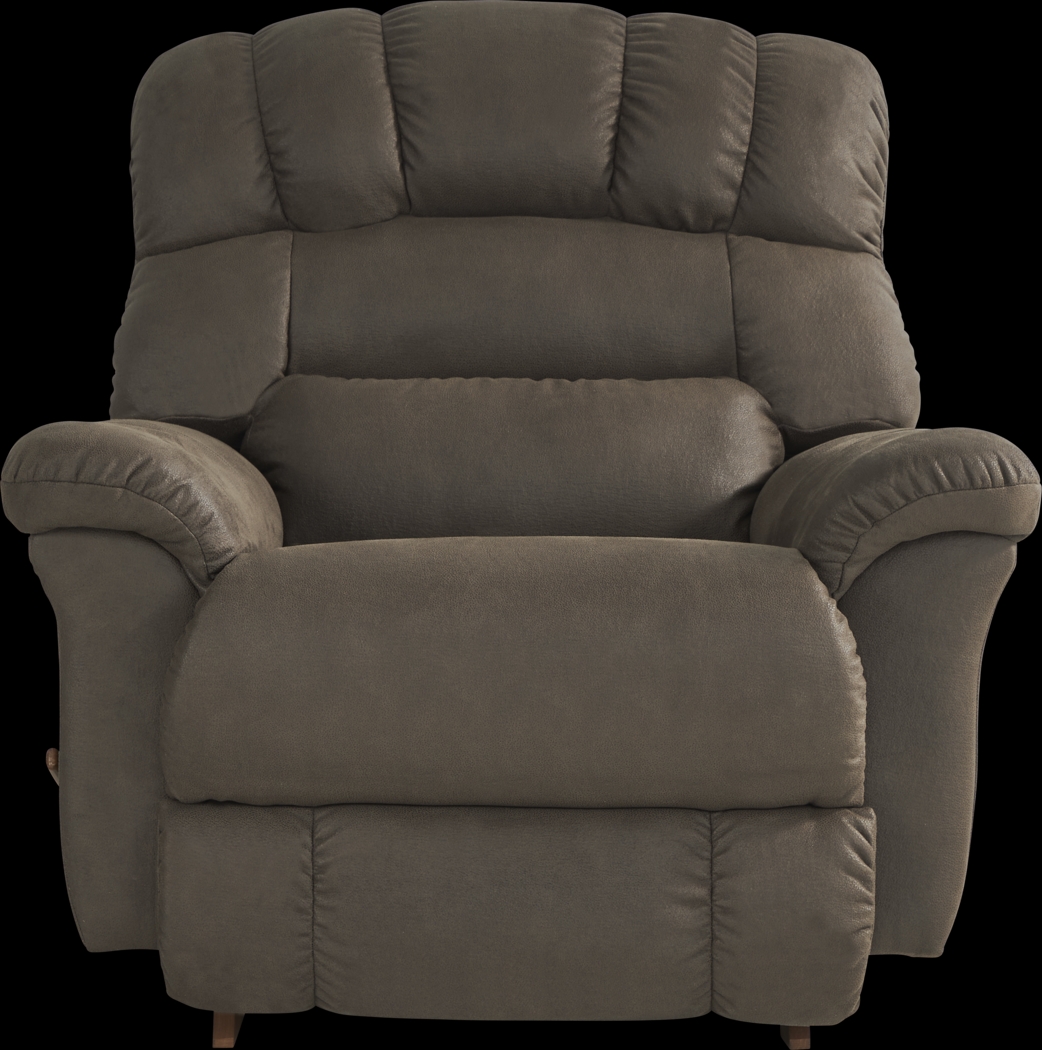 La-Z-Boy Randell Gray Rocker Recliner - Thumbnail - Image 2