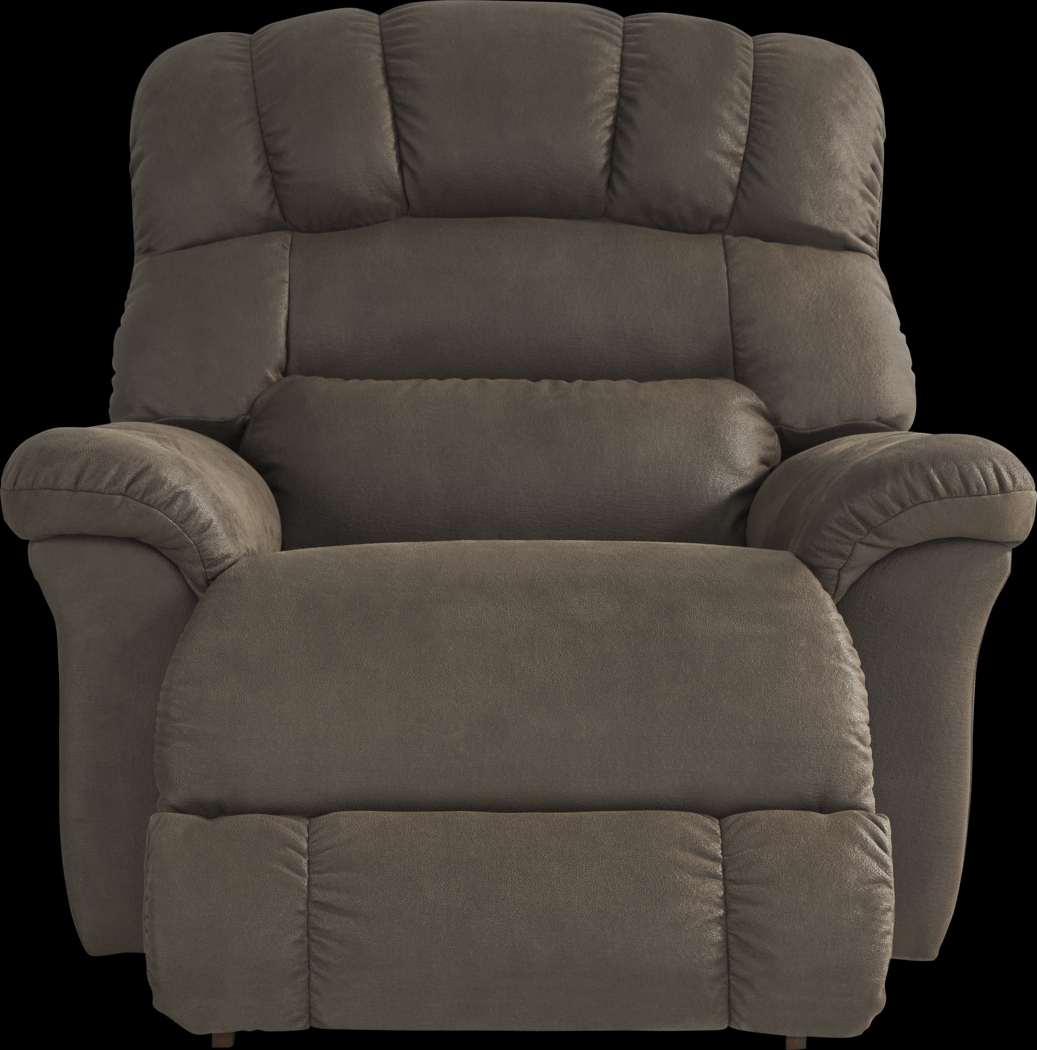 La-Z-Boy Randell Gray Rocker Recliner - Thumbnail - Image 3