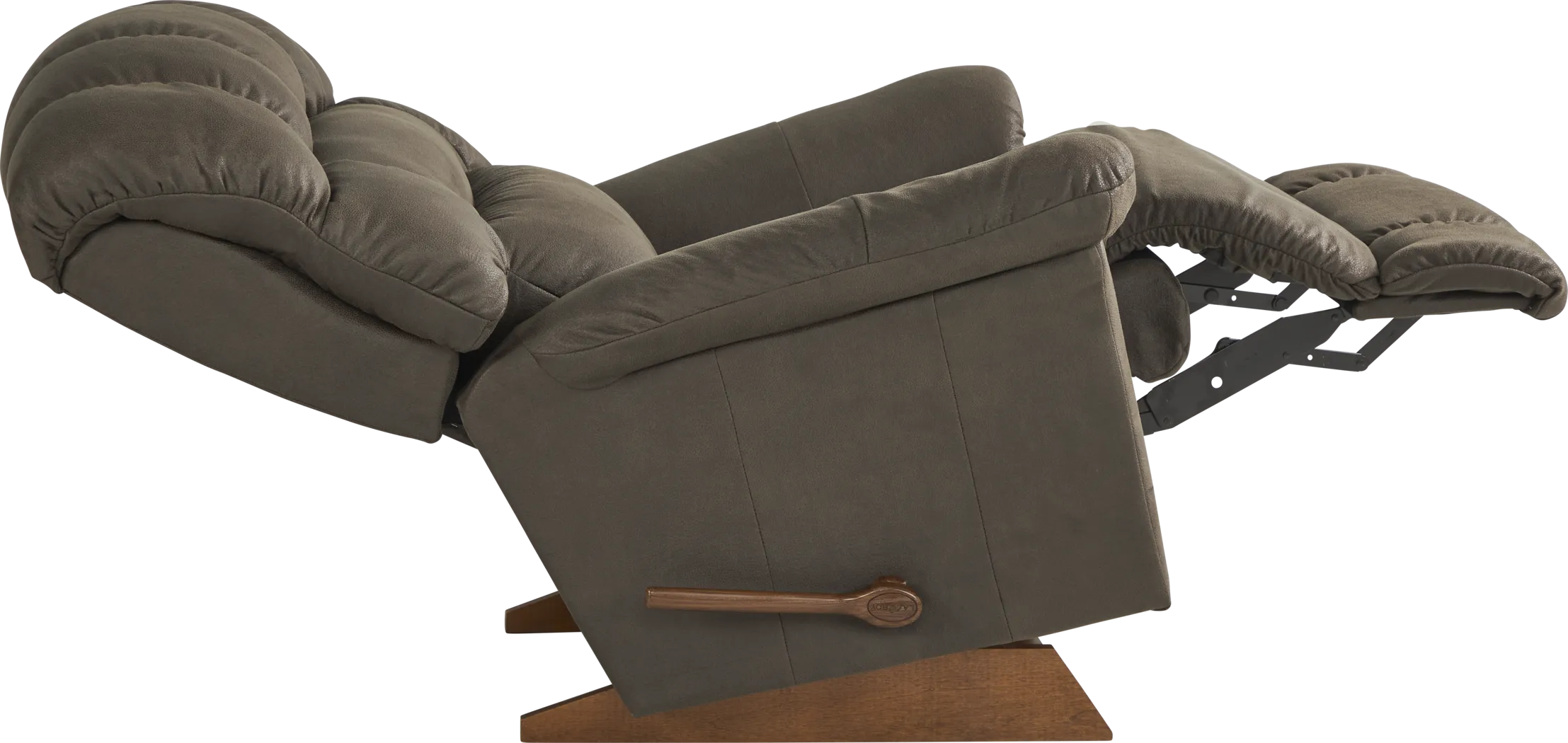 La-Z-Boy Randell Gray Rocker Recliner - Image 5