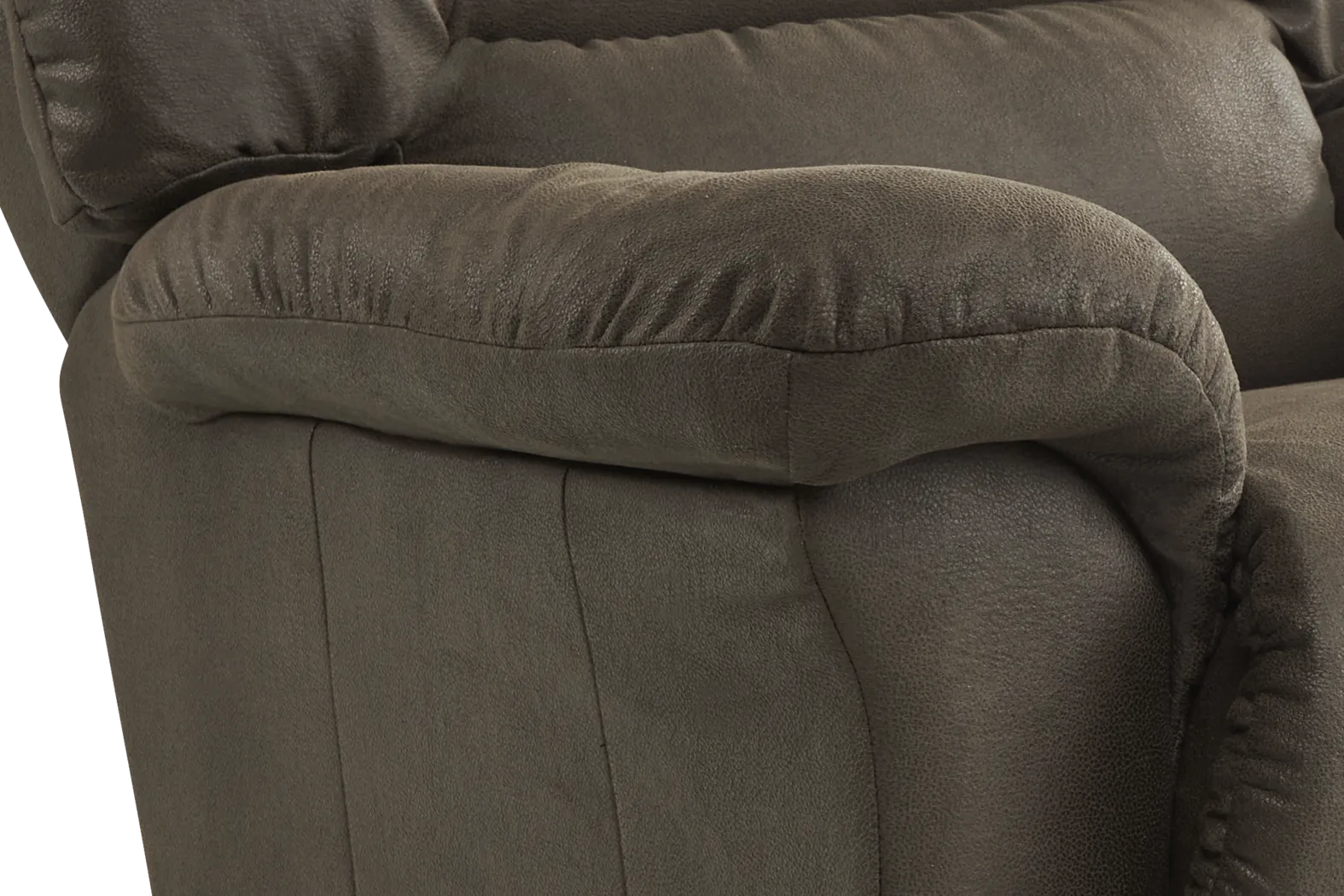 La-Z-Boy Randell Gray Rocker Recliner - Image 7
