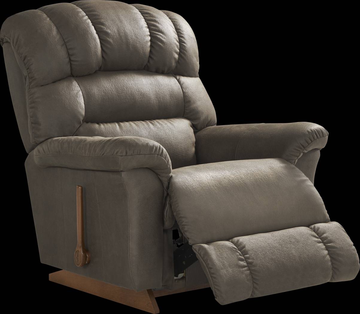 La-Z-Boy Randell Gray Rocker Recliner - Thumbnail - Image 1