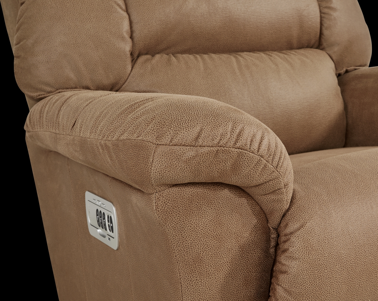 La-Z-Boy Randell III Camel Dual Power Recliner - Thumbnail - Image 4