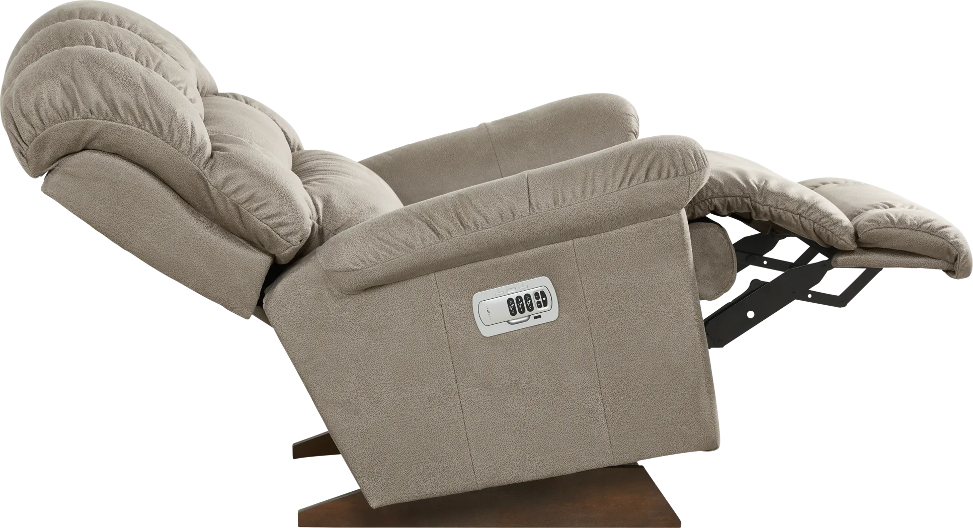 La-Z-Boy Randell III Taupe Dual Power Recliner - Thumbnail - Image 2