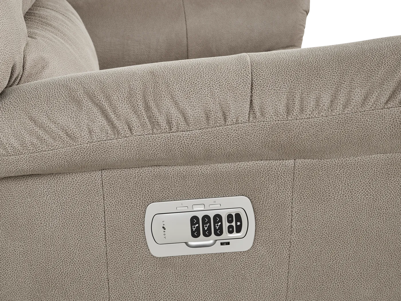 La-Z-Boy Randell III Taupe Dual Power Recliner - Image 5