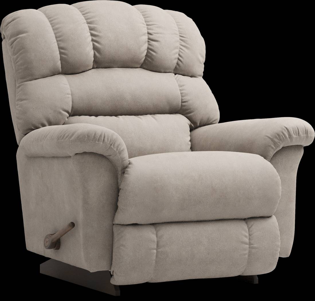 La-Z-Boy Randell Taupe Rocker Recliner - Thumbnail - Image 2