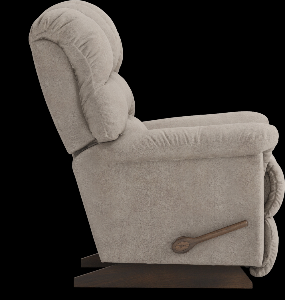 La-Z-Boy Randell Taupe Rocker Recliner - Thumbnail - Image 4