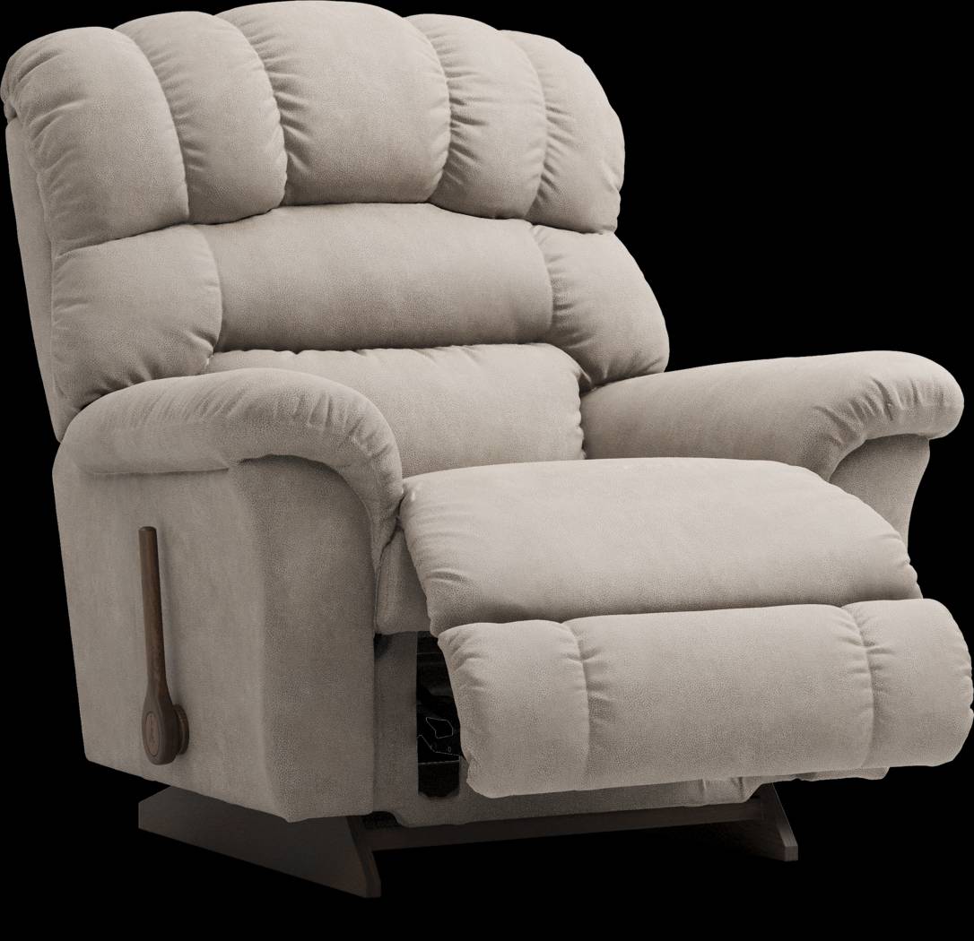 La-Z-Boy Randell Taupe Rocker Recliner - Thumbnail - Image 1