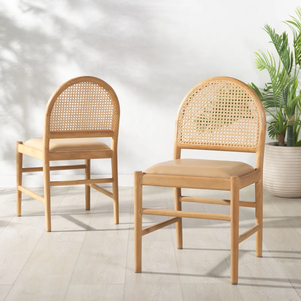 Laacad Tan Side Chairs, Set of 2 - Thumbnail - Image 3