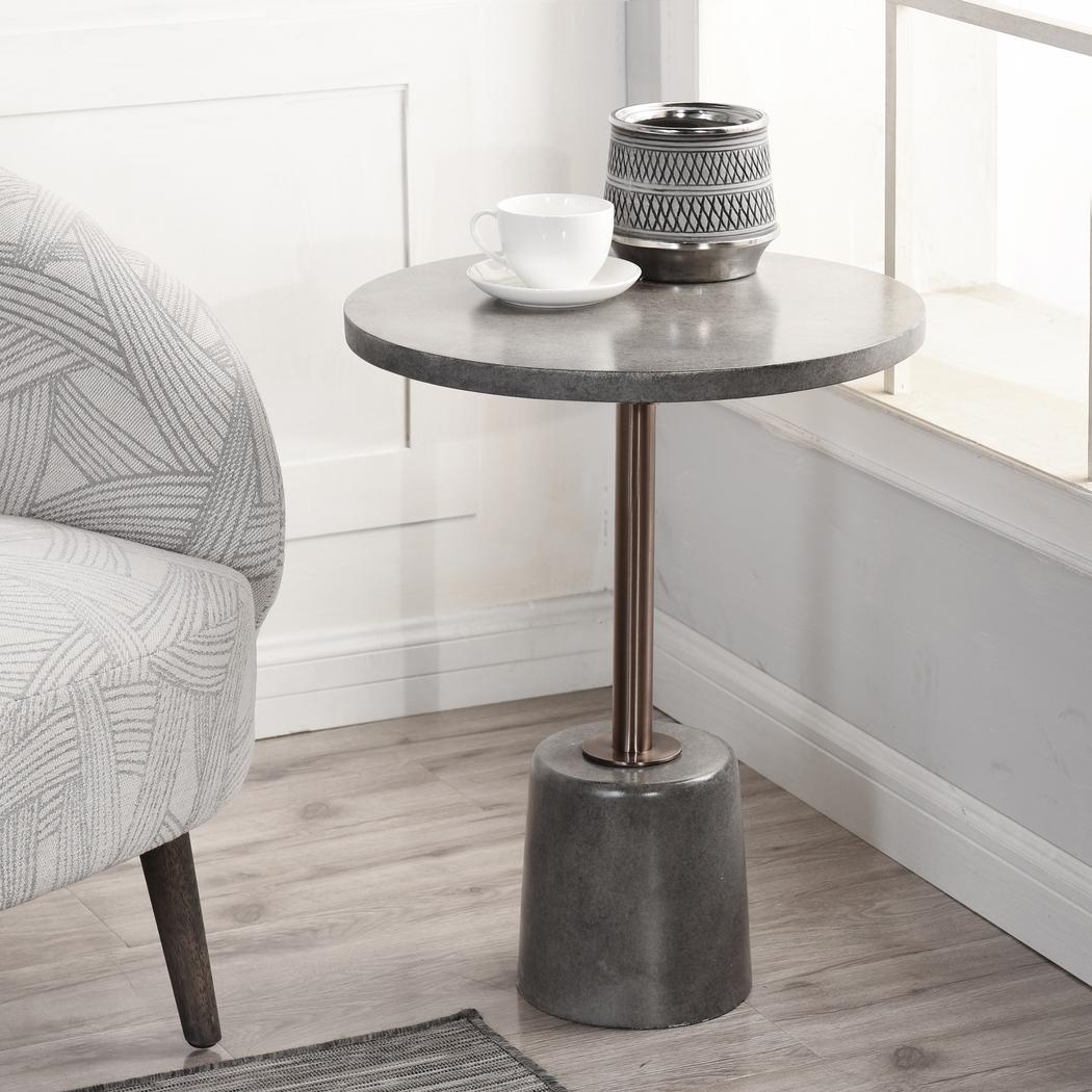Laberta Gray Accent Table - Thumbnail - Image 5