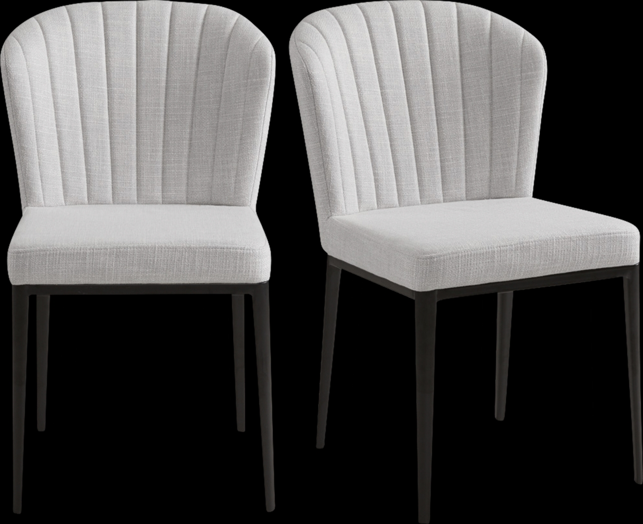 Labonte Gray Dining Chair, Set of 2 - Thumbnail - Image 1