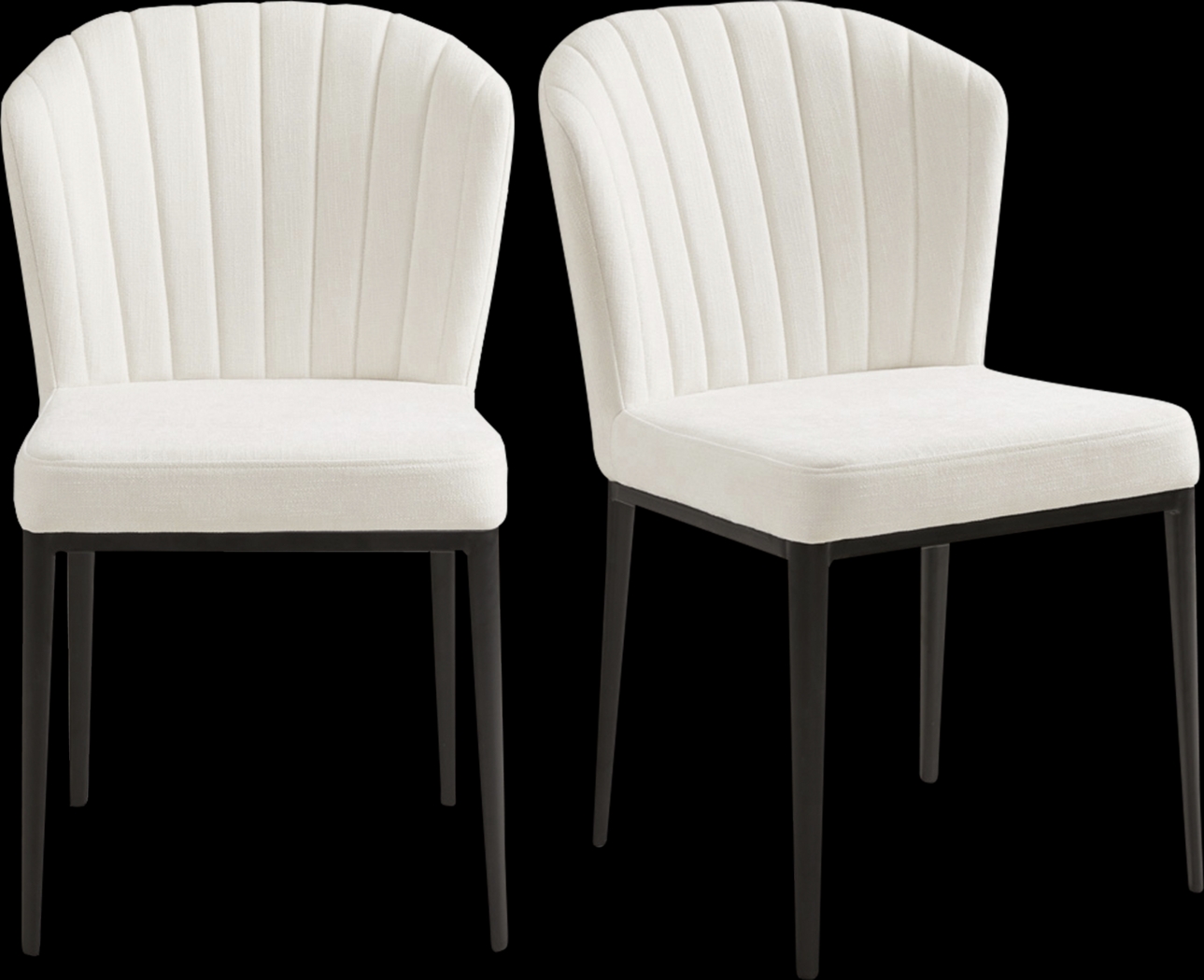 Labonte Ivory Dining Chair, Set of 2 - Thumbnail - Image 1