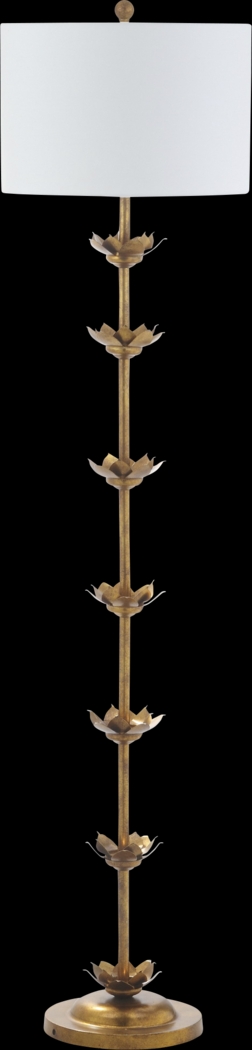 Labrosse Bay Gold Floor Lamp - Thumbnail - Image 1