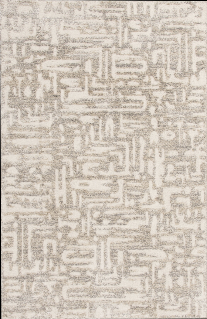 Labyrinth Beige 9'10 x 12'10 Rug - Thumbnail - Image 1