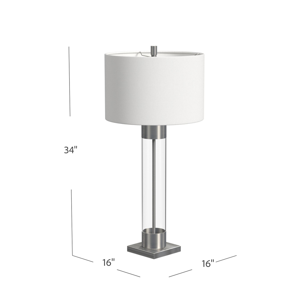 Lacera Edge Nickel Lamp - Thumbnail - Image 8