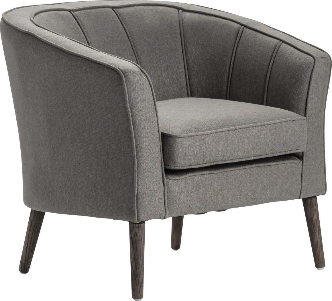 Lacewing Gray Accent Chair - Thumbnail - Image 1
