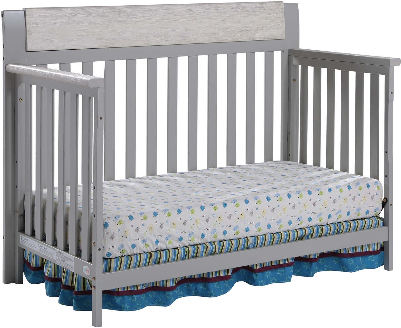 Lachlan Gray Convertible Crib - Thumbnail - Image 4