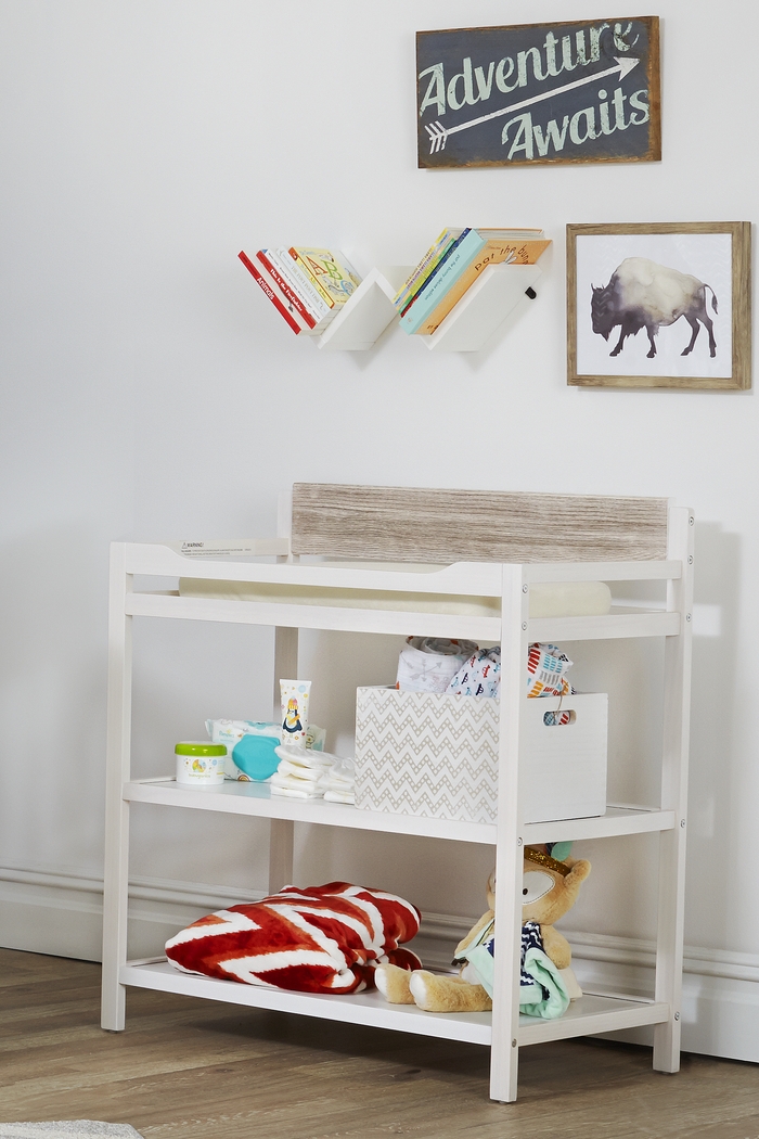 Kids Lachlan White Changing Table - Thumbnail - Image 4