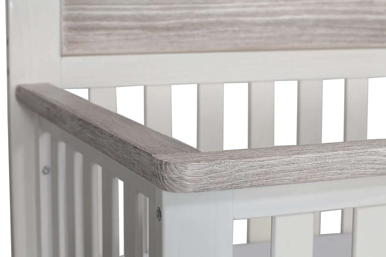 Lachlan White Convertible Crib with Toddler Rail - Thumbnail - Image 6