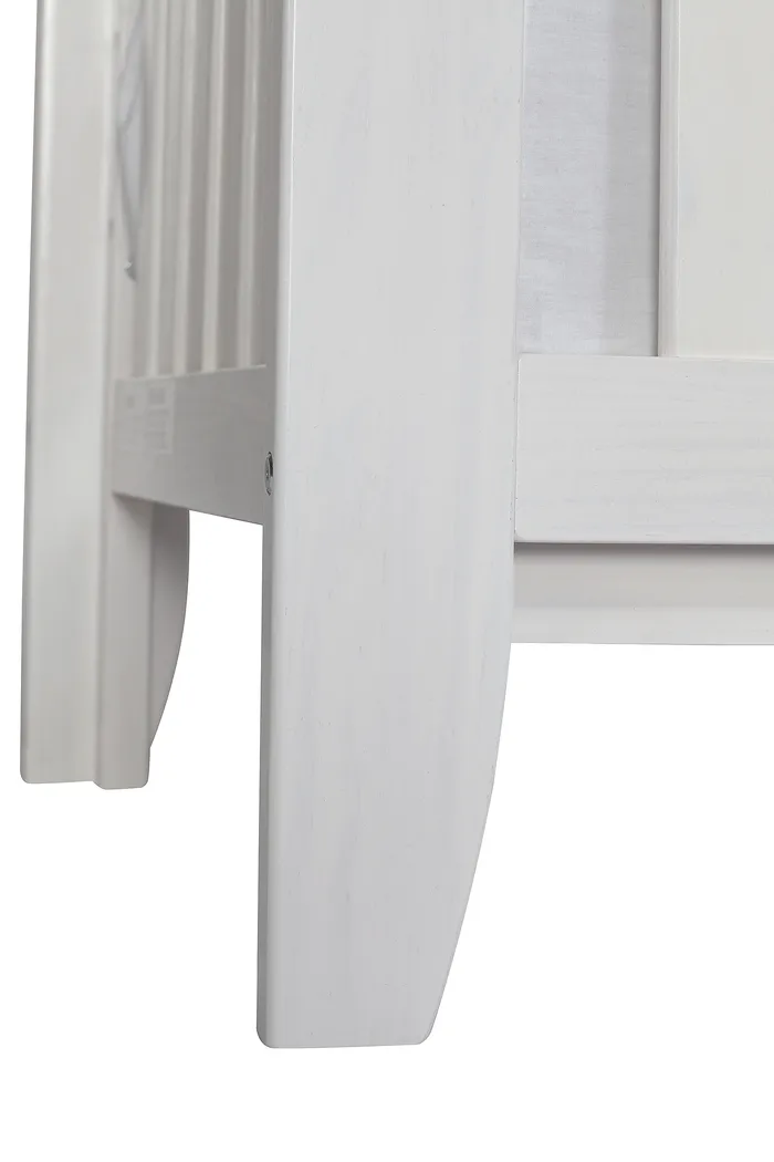 Lachlan White Convertible Crib with Toddler Rail - Thumbnail - Image 9