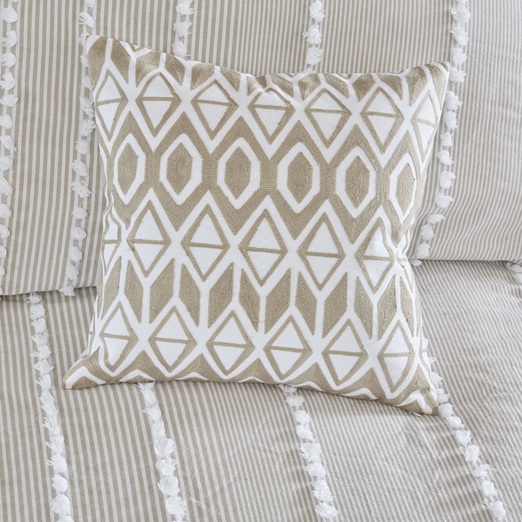 Lackender Taupe Accent Pillow - Thumbnail - Image 2