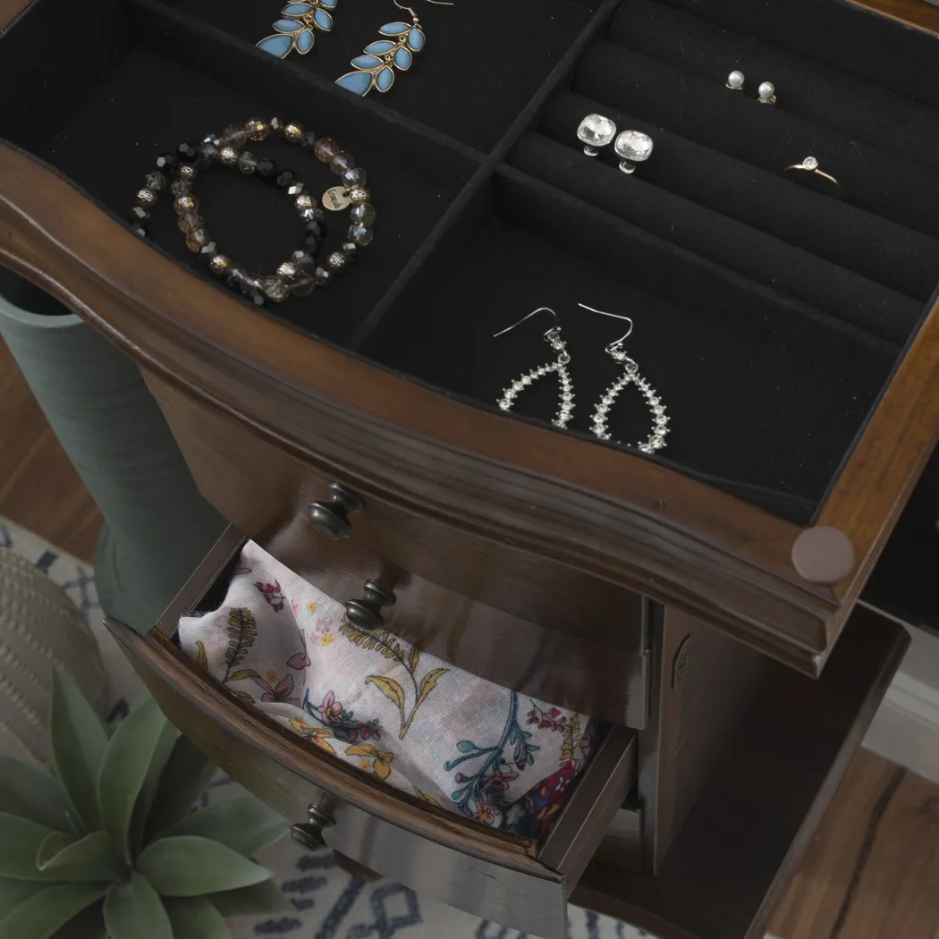 Lackyland Brown Jewelry Armoire - Thumbnail - Image 13