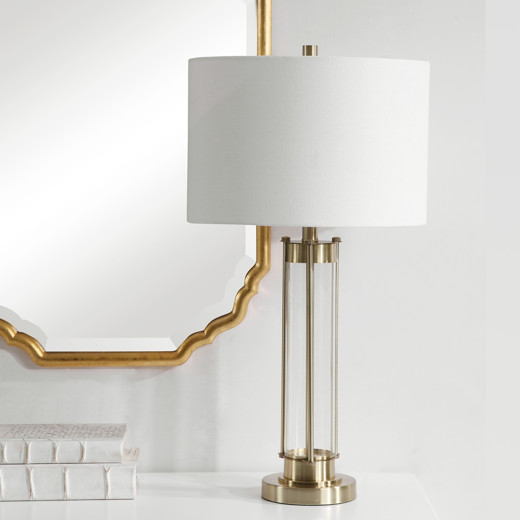 Lacon Post Brass Lamp - Thumbnail - Image 3