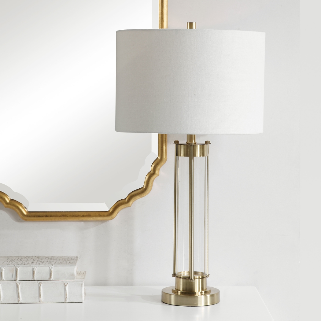 Lacon Post Brass Lamp - Thumbnail - Image 4