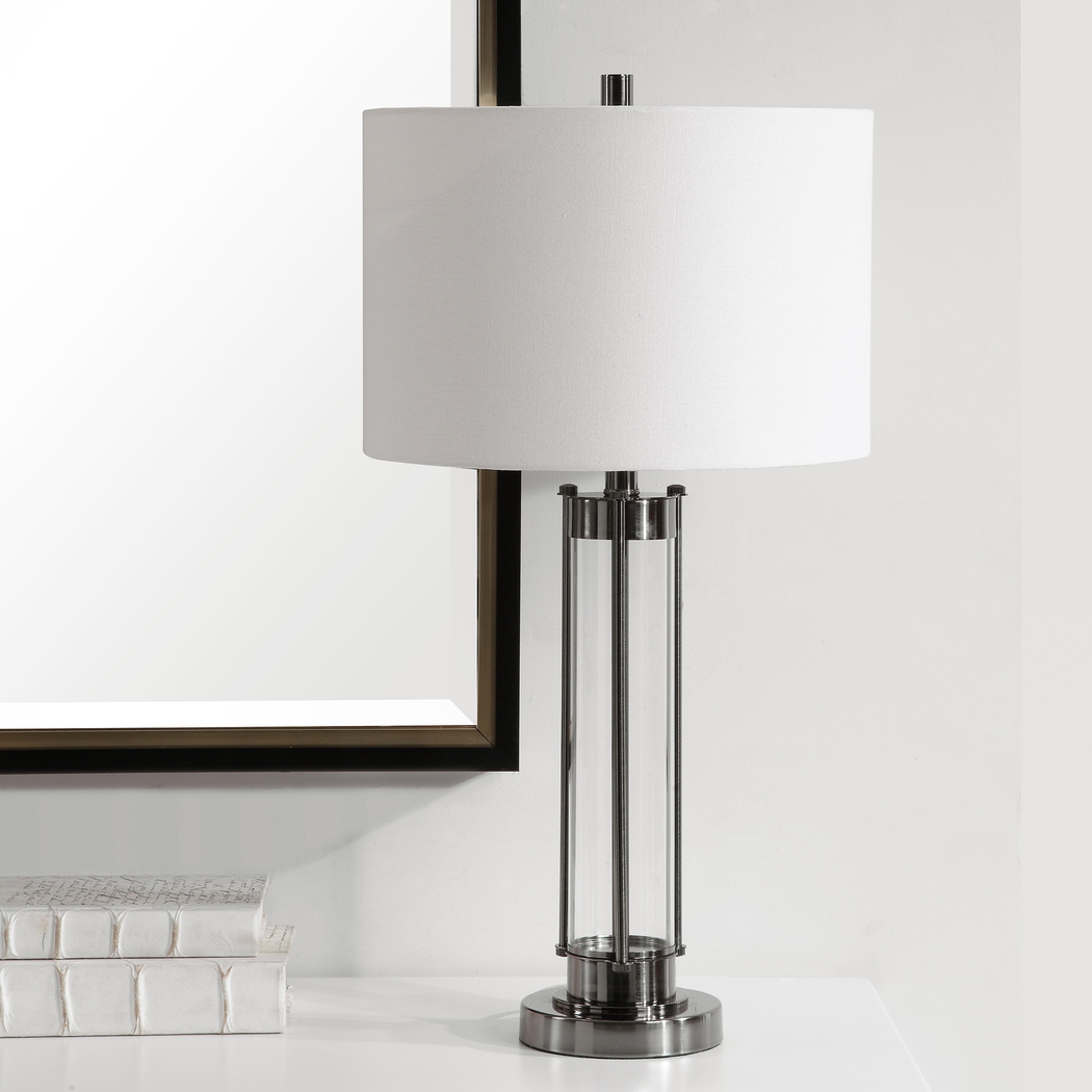 Lacon Post Nickel Lamp - Thumbnail - Image 5