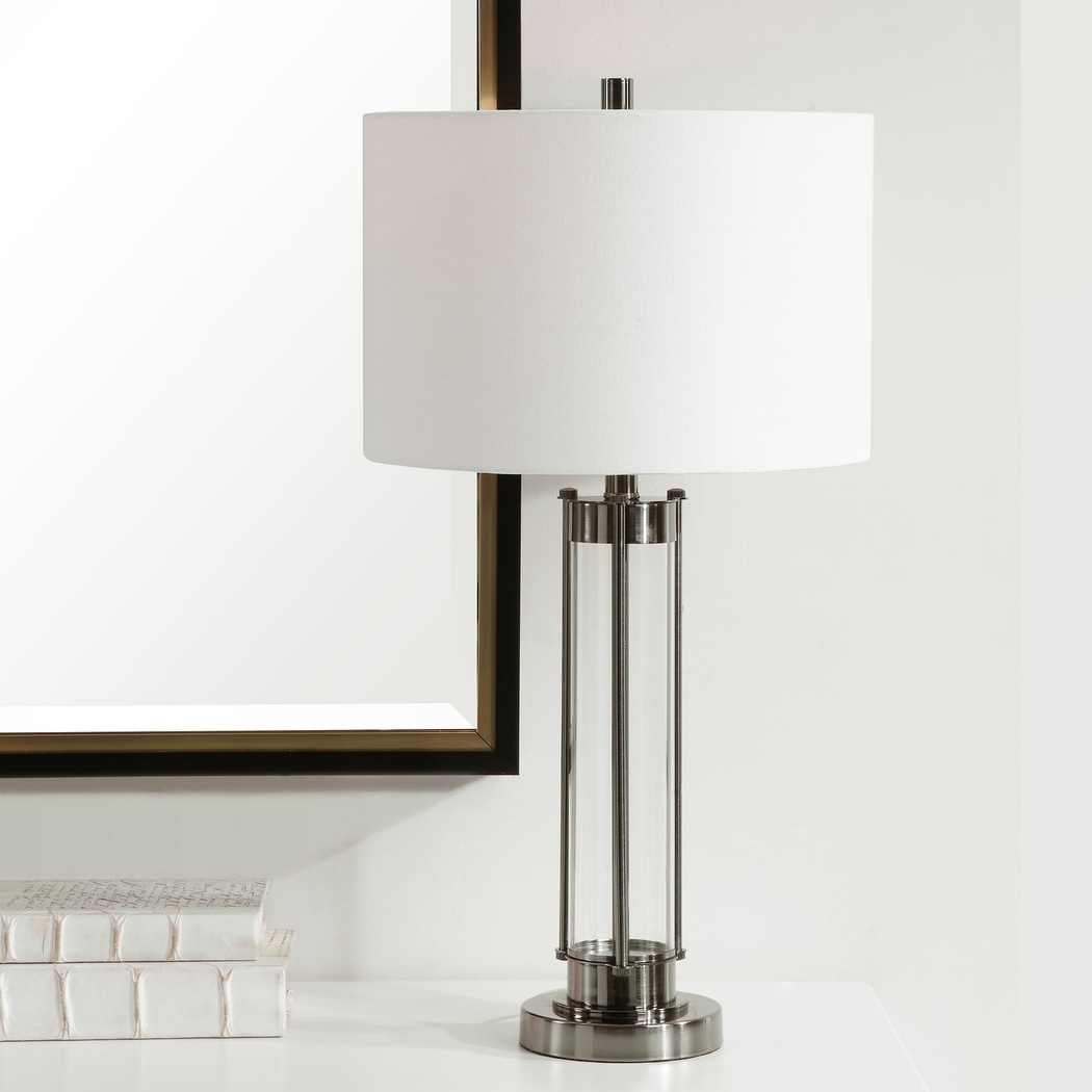 Lacon Post Nickel Lamp - Thumbnail - Image 6