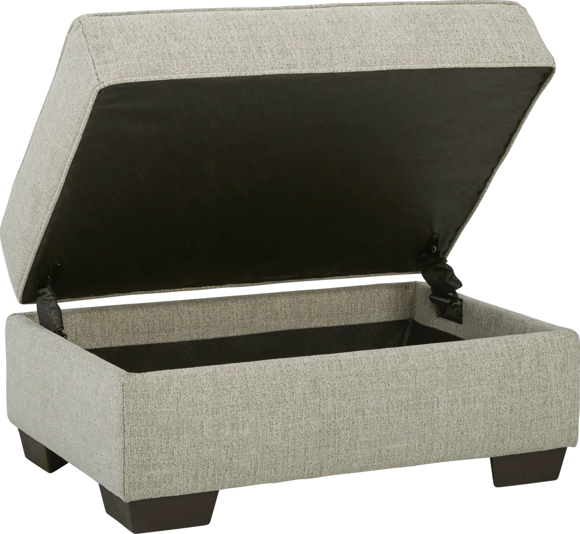 Laden Heights Beige Storage Ottoman - Thumbnail - Image 3