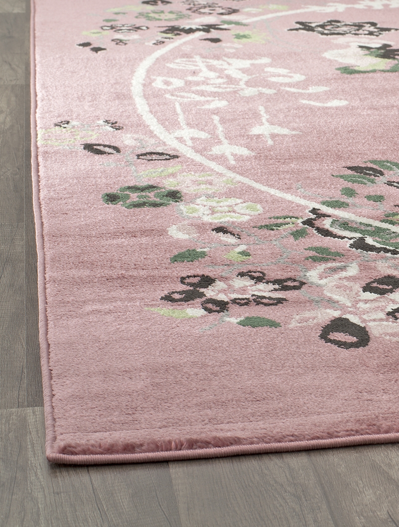 Ladinas Light Pink 5' x 7' Rug - Thumbnail - Image 2