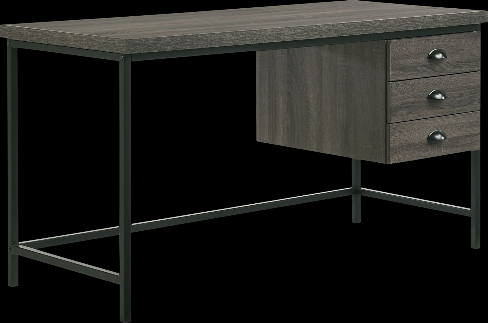 Ladoga Dark Gray Desk - Thumbnail - Image 1