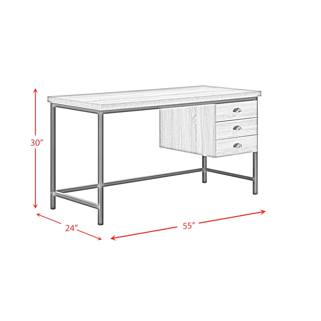 Ladoga Light Gray Desk - Thumbnail - Image 10