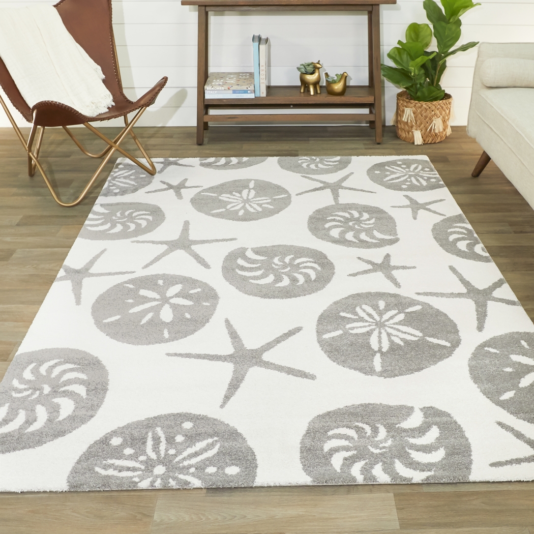 Ladovie Off-White 5'3 x 7' Rug - Thumbnail - Image 2