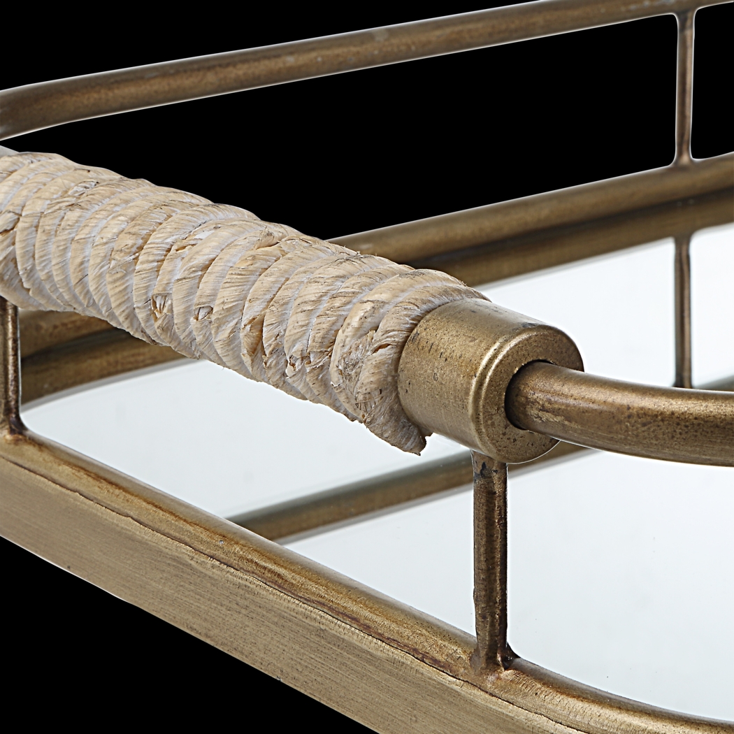 Ladrido Gold Tray, Set of 2 - Thumbnail - Image 6