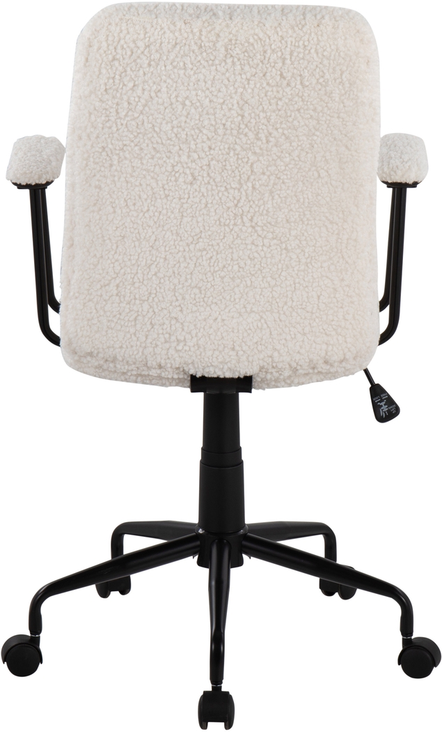 Ladson White Office Chair - Thumbnail - Image 4