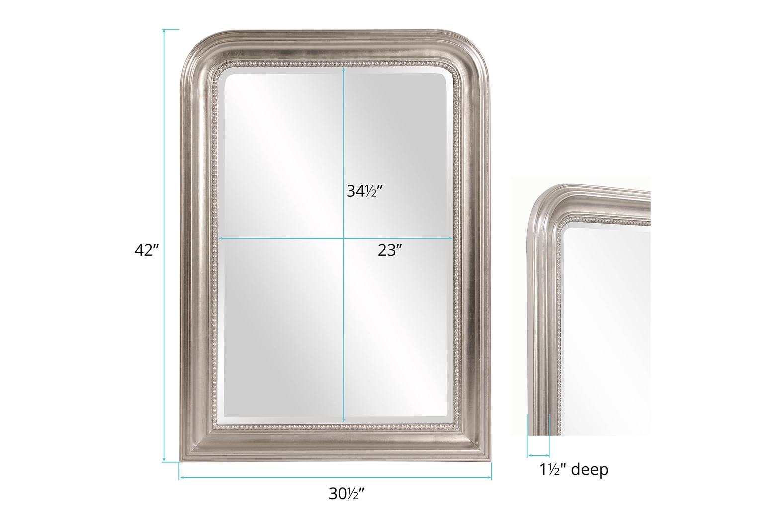 Laelia Silver Mirror - Thumbnail - Image 2