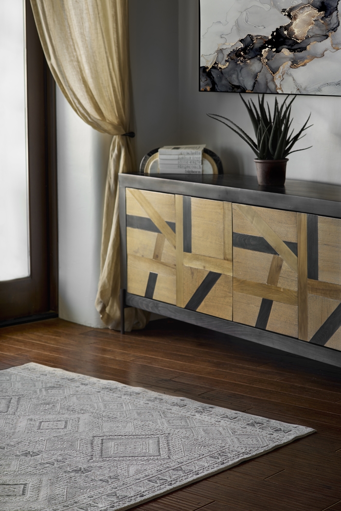 Laene Off-White 3'10 x 5'7 Rug - Thumbnail - Image 3