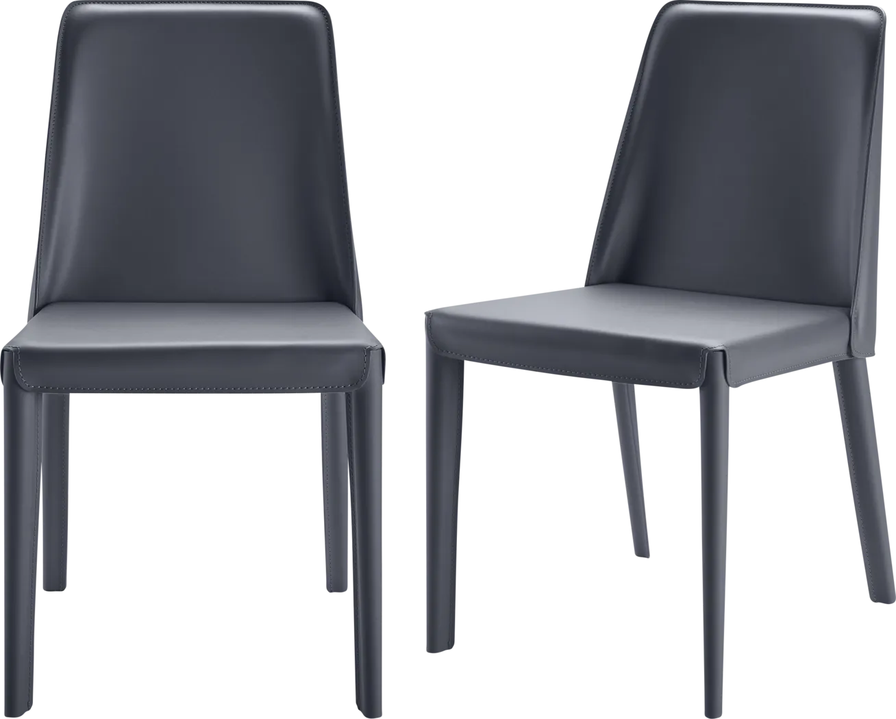 Laera Blue Side Chair, Set of 2 - Thumbnail - Image 1