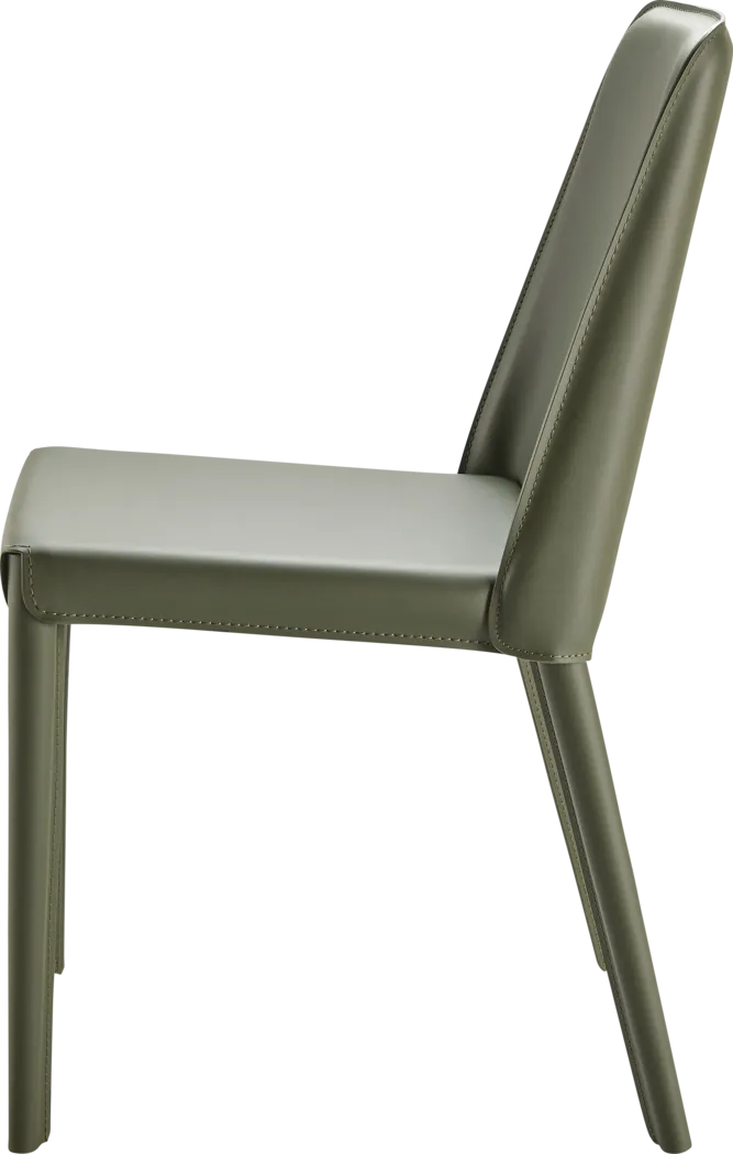 Laera Green Side Chair, Set of 2 - Thumbnail - Image 2