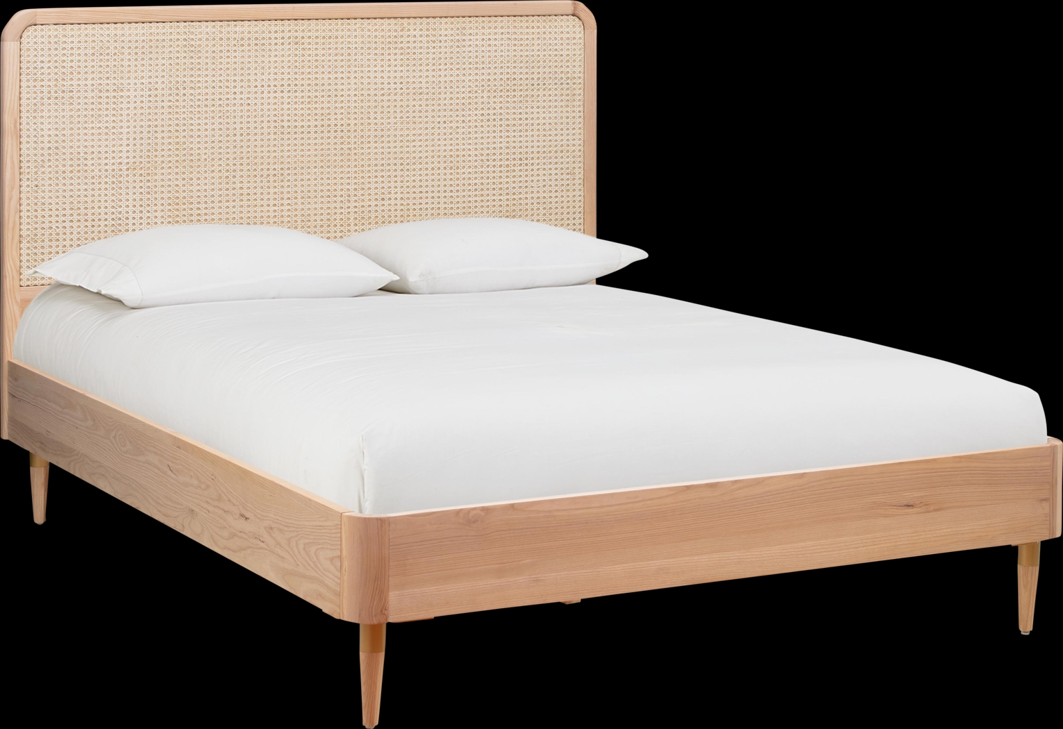 Laertes Light Brown Queen Bed - Thumbnail - Image 1