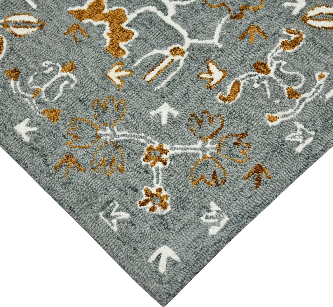 Laeti Gray 5' x 8' Rug - Thumbnail - Image 3