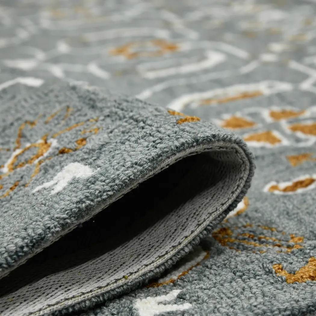 Laeti Gray 5' x 8' Rug - Thumbnail - Image 6