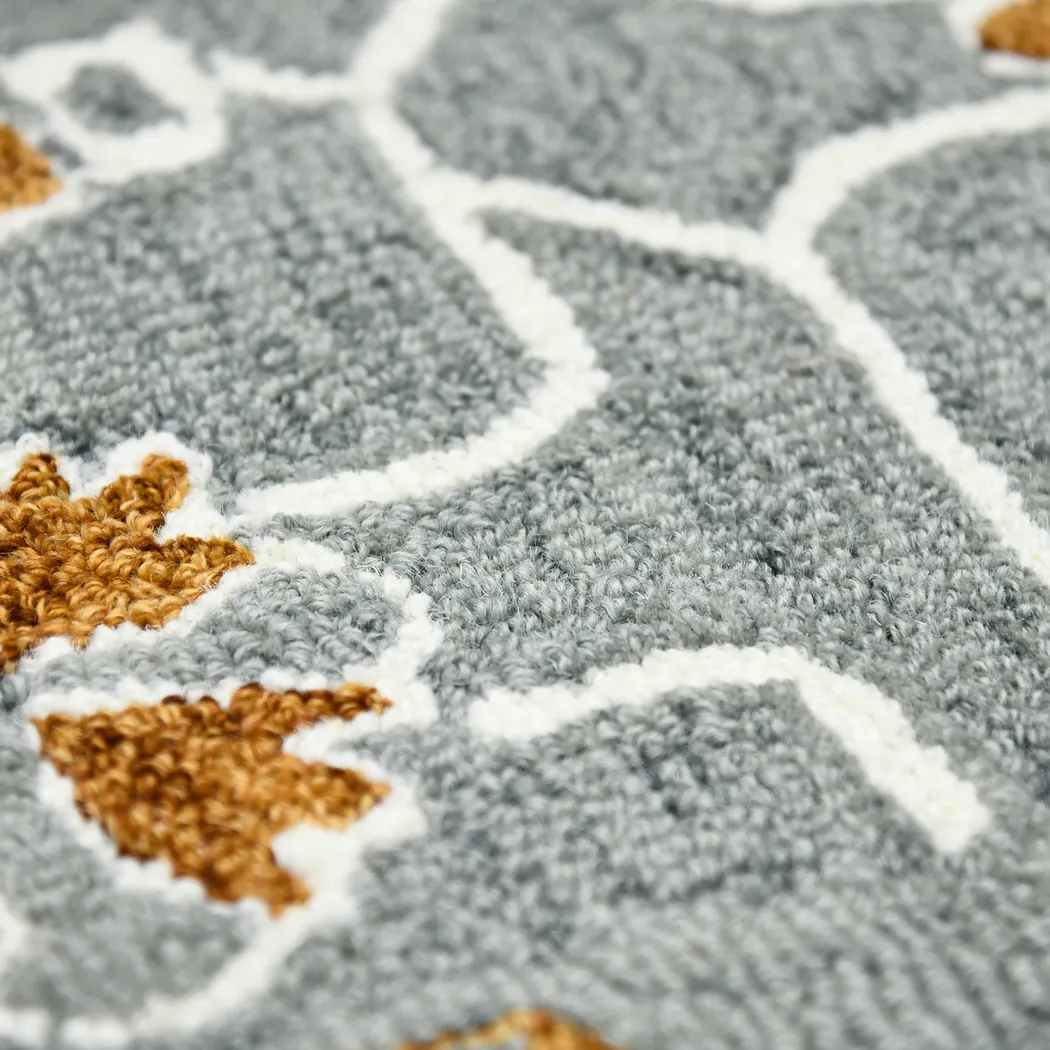 Laeti Gray 5' x 8' Rug - Thumbnail - Image 7