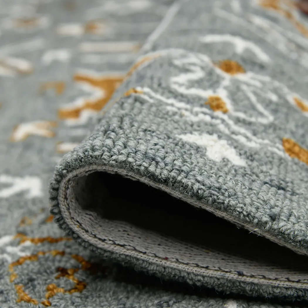 Laeti Gray 5' x 8' Rug - Thumbnail - Image 8