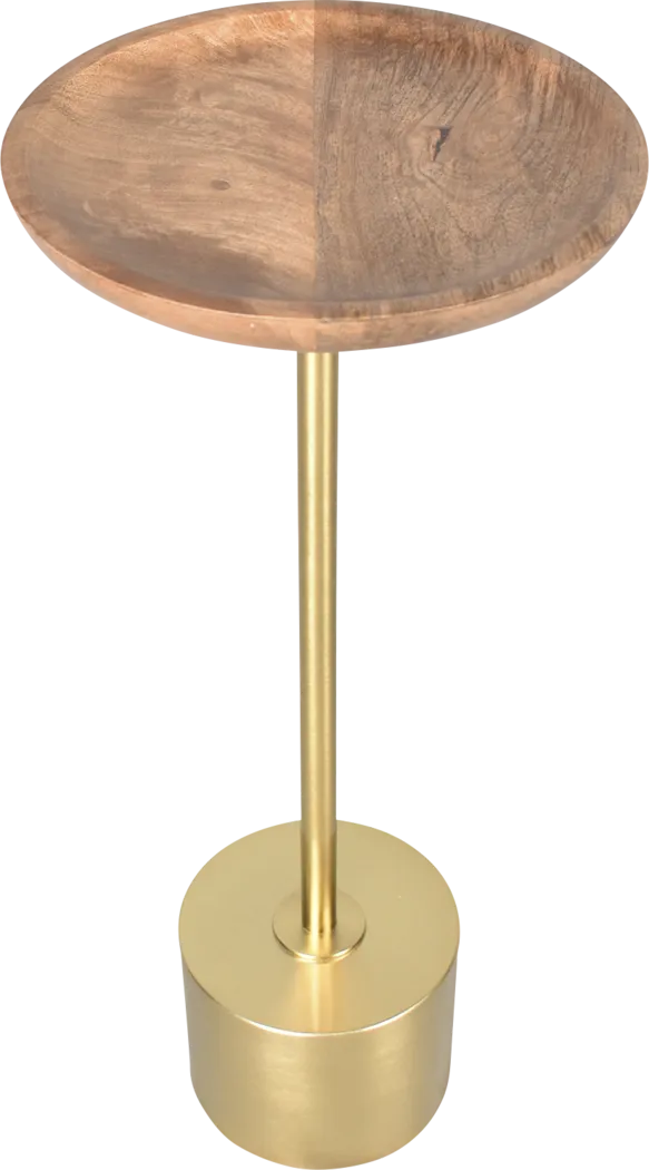 Laevi Natural Accent Table - Thumbnail - Image 3